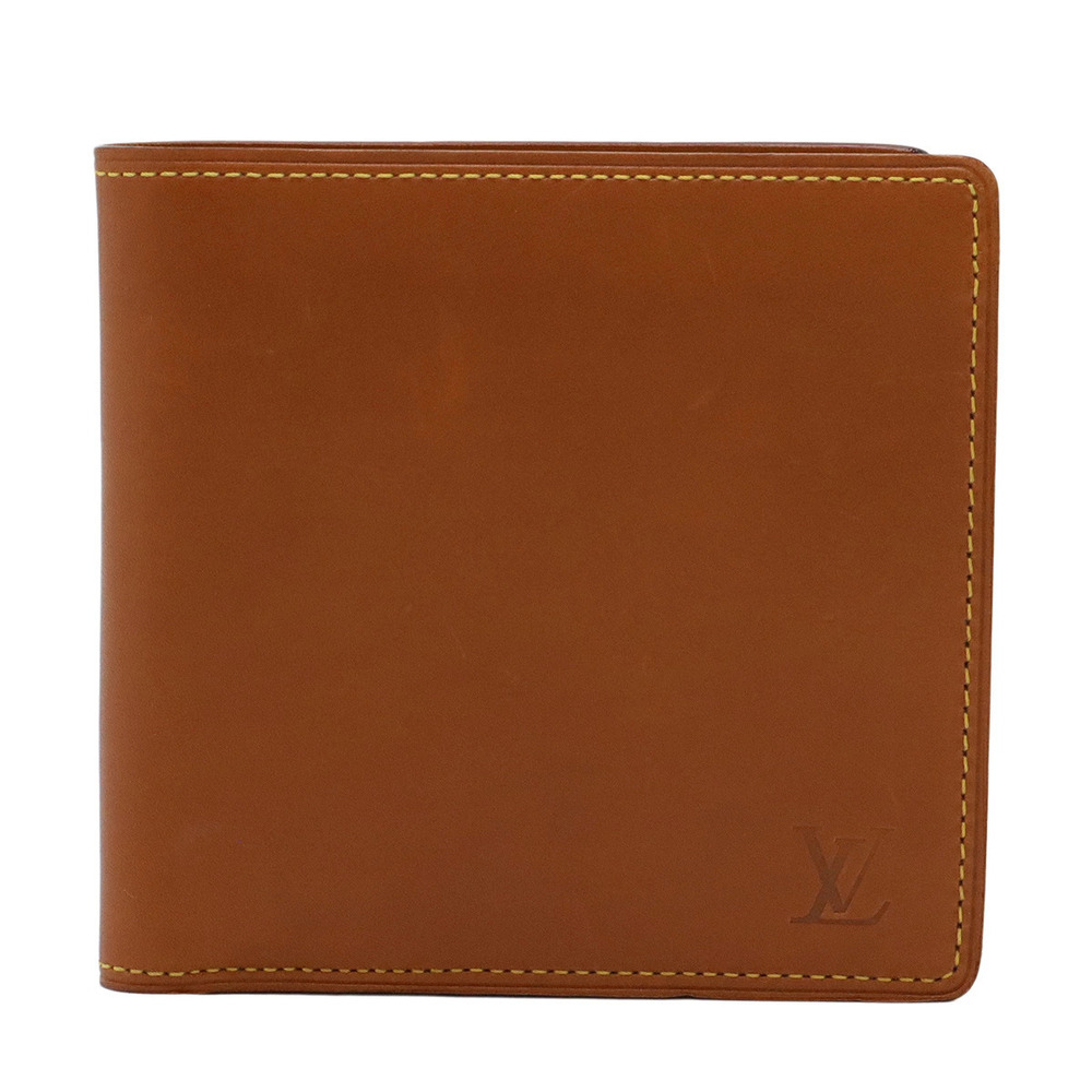 LOUIS VUITTON Nomade Portefeuille Marco Bi fold Wallet Caramel Tan Brown